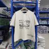 Unisex Casual Cotton T-Shirt With Graphic Print Loose Fit Round Neck Short Sleeve Youth Daily Wear