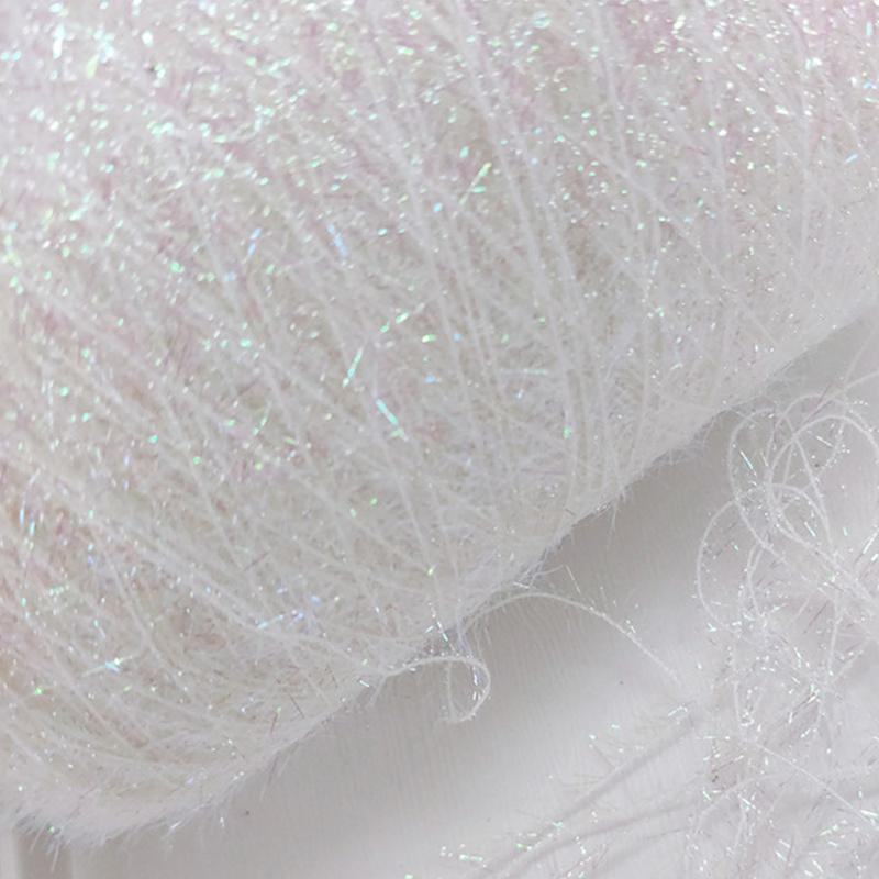 50 г/рулон пряжа для вязания своими руками блестящие декоративные аксессуары стеклянная пряжа швейные принадлежности для свитера шапки шарфа перчаток