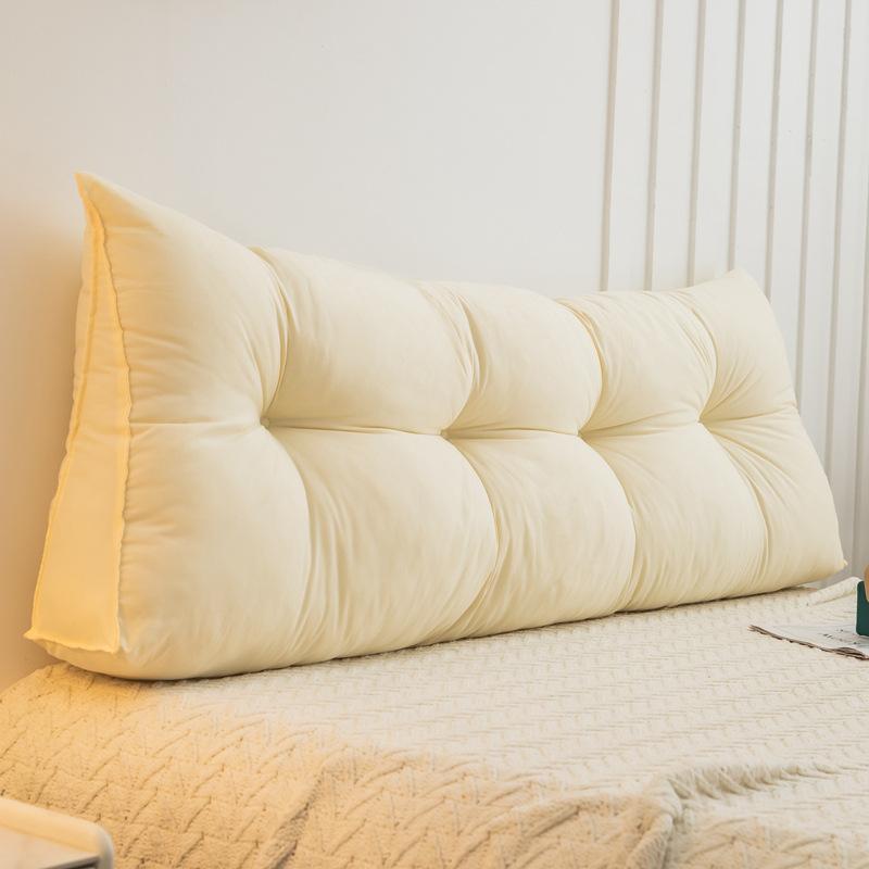 Bedside cushion home anti-collision triangle pillow bedroom bed double large backrest sofa waist soft bag