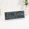Multifunctional Large Screen LCD Clock: Living Room Digital Clock with Temperature & Humidity Display, Model 9554