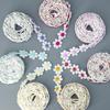 2 Yards Assorted Color Daisy Flower Trim, Embroidery Fabric Sewing Accessories Craft Supplies 14mm