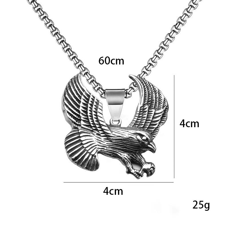 Новая Простая и Универсальная Подвеска-Орел Панк Ожерелье Винтажное Трендовое Мужское