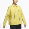 Nike Спортивная куртка-поло с принтом логотипа Swoosh Solid, женские куртки, ярко-желтые DM6204-304