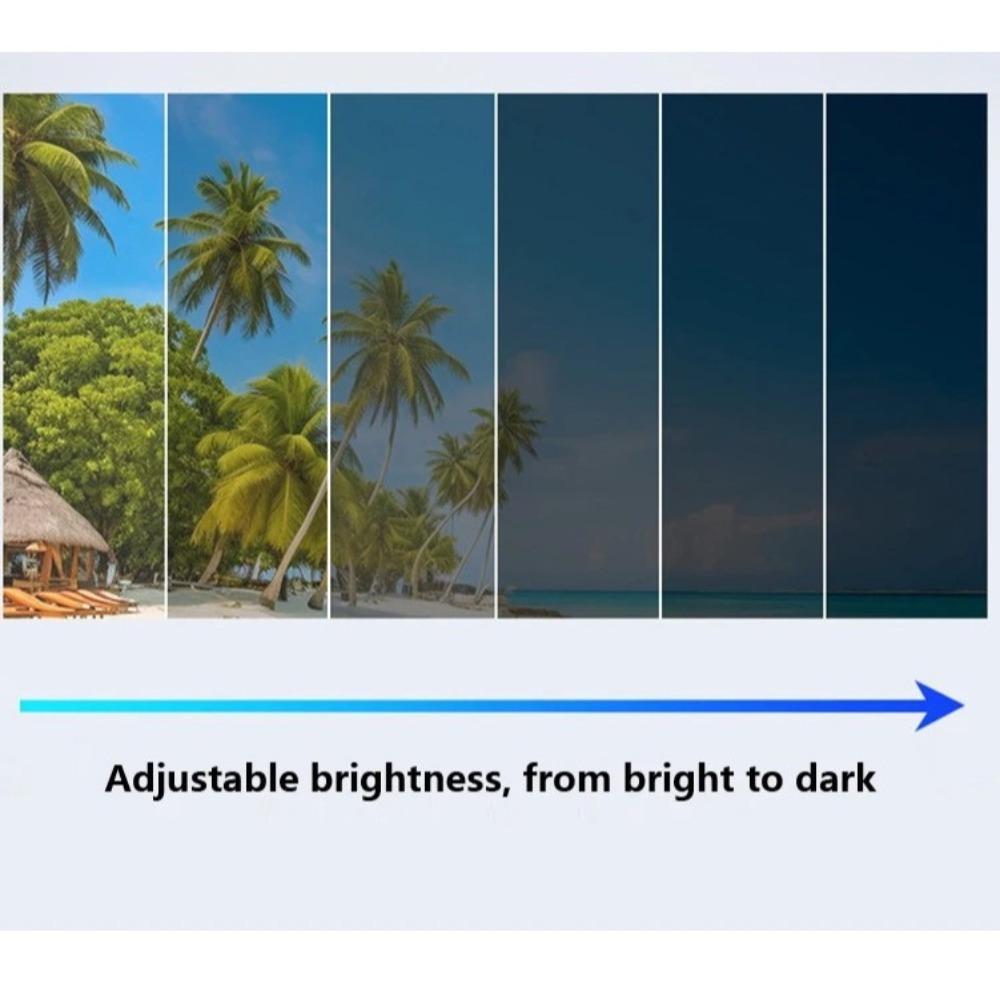 ND Filter Polarized Sunglasses ND2-400 Fishing Sunglasses Adjustable Dimming Glasses Outdoor