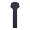 Kaslead New Arrival Women's Clothing Fashion Style Fashion Simple and Thin Rib Knitting Length Dress 3471104