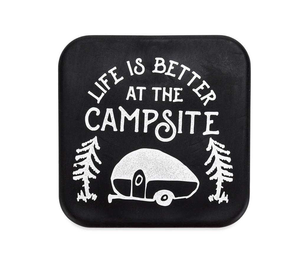 Camco Life Is Better At The Campsite Hitch Receiver Cover | Protects Trailer Hitch