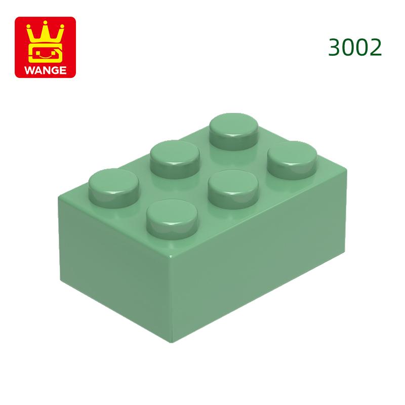 Нетоксичный 55 шт./лот 3002 2x3 Толстые Строительные Блоки Moc Аксессуары Совместимые С Кирпичами Детские Игрушки Подарочная Коробка