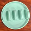 Silicone Taco Holder Plates Large Capacity Taco Rack with Dividers BPA-Free Non-Slip Tortilla Plate Stands Taco Serving