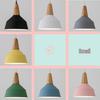 Nordic Macaron Wood LED Pendant Light for Restaurant, Bar, Office, or Study