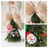 New Mini Christmas Tree Scene Setup Santa Claus Christmas Tree PE DIY Desktop Ornament Home Decoration