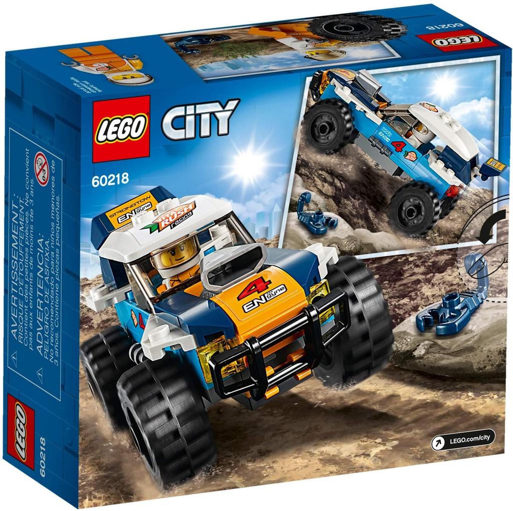 LEGO City Desert Rally Car 60218 Building Blocks Toy for Boys
