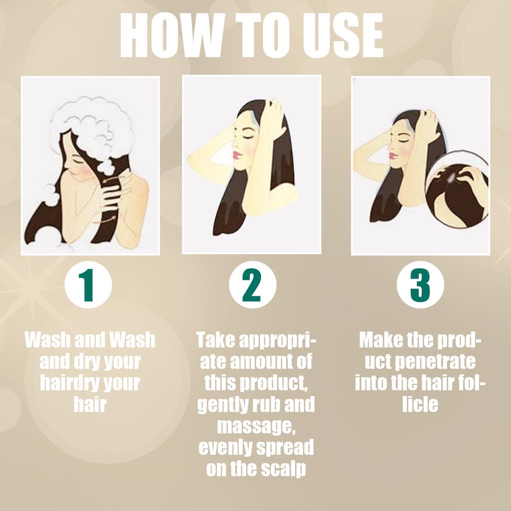 Ginger Hair Care Cream Hair Growth Anti-dandruff Anti-itchy Scalp Massage Stimulate Hair Follicles Smooth Hair Care Cream