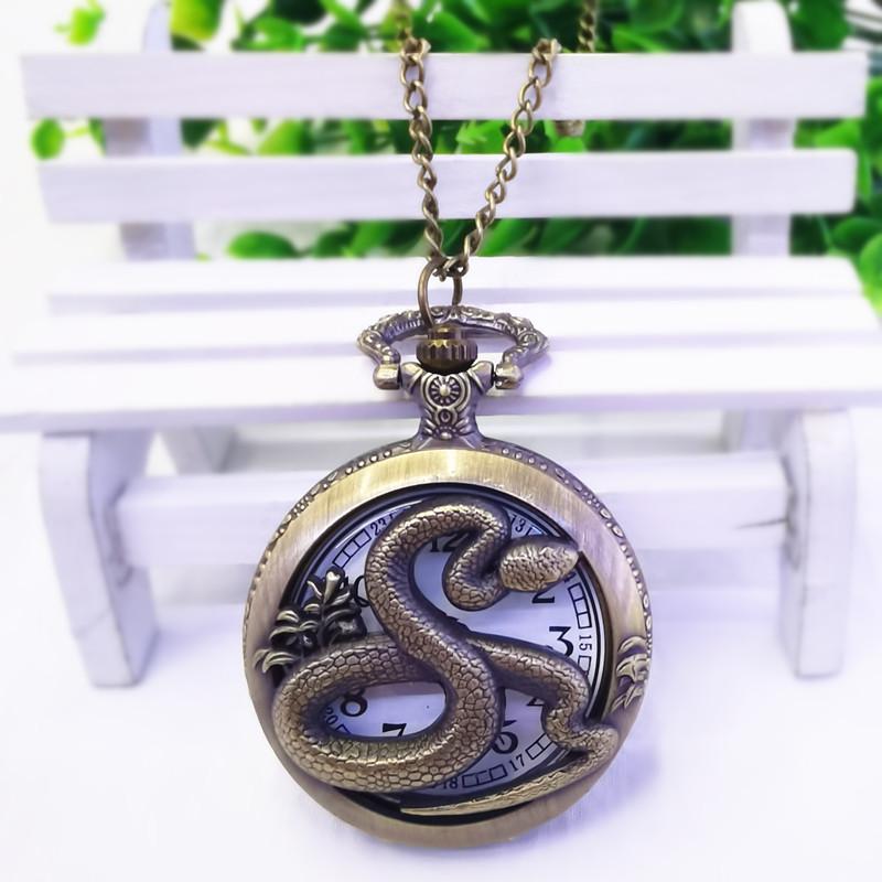 Ретро полые настенные часы со знаком зодиака, мужские цифровые кварцевые часы для пожилых людей, бронзовые карманные часы со знаком зодиака
