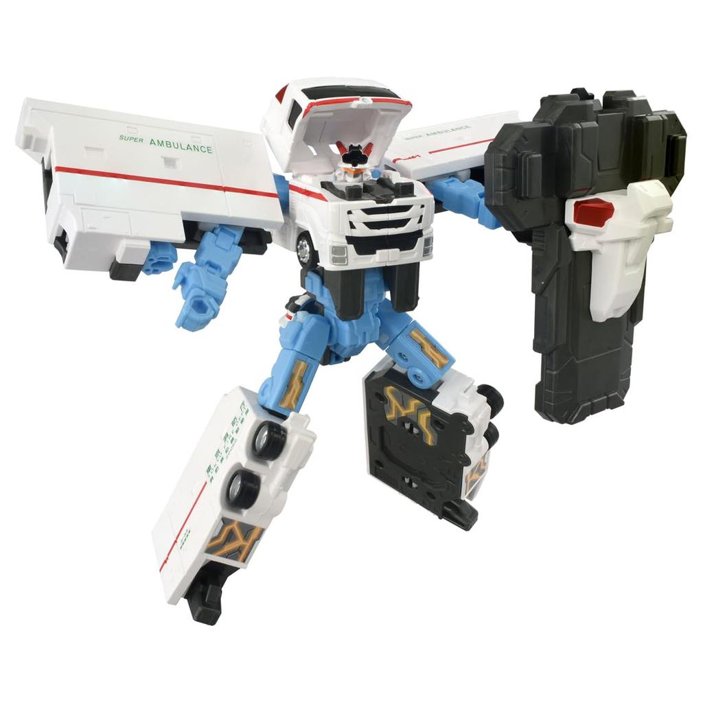 Takara Tomy Tomica Job Labor TJBDX Hyper Rescue Labor Red Salamander Super Ambulance DX Miniature Car Ages 3 and Up & Set, Toy,