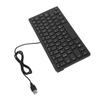 Keyboard 78 Key Mute Ultra Thin Wired Mini USB Interface Desktop Computer Small Language Keyboard