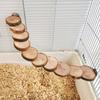 Лестница для хомяка Деревянные кубики Игрушка-грызунок для морской свинки Ежа Мыши Сахарного поссума Белки Бурундука Лазание 10 ступеней 6XDE