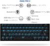 Anne Pro 2 Mechanical Keyboard USB Gaming Keyboard English Layout Compact Multifunctional Blue Axis Cherry Axis Black Bluetooth5.0 Wired/Wireless 60%