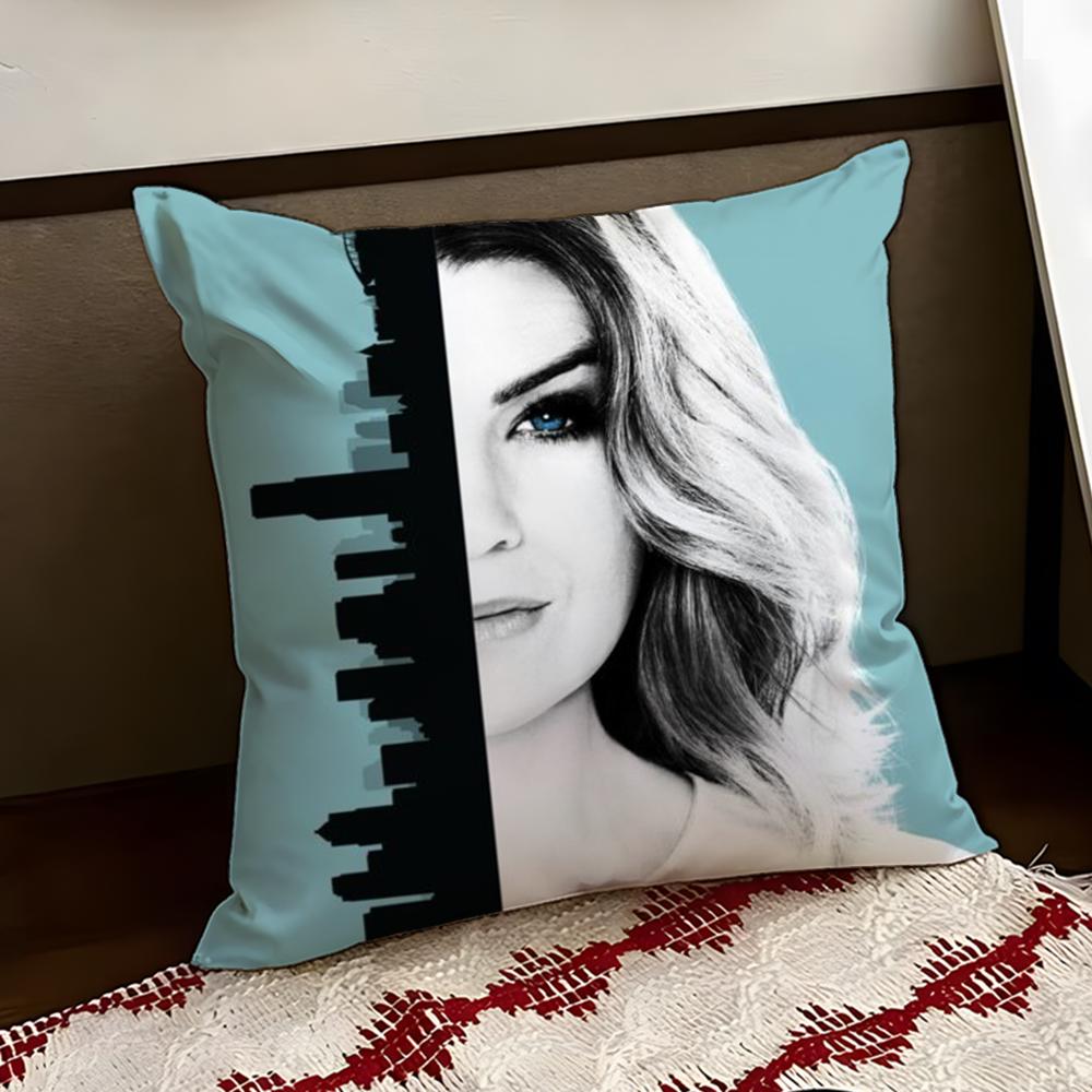 GGreys Anatomy Cushion Cover Reversible Soft Durable Pillow Cover Home Car MultiScene Use for Daily Comfort