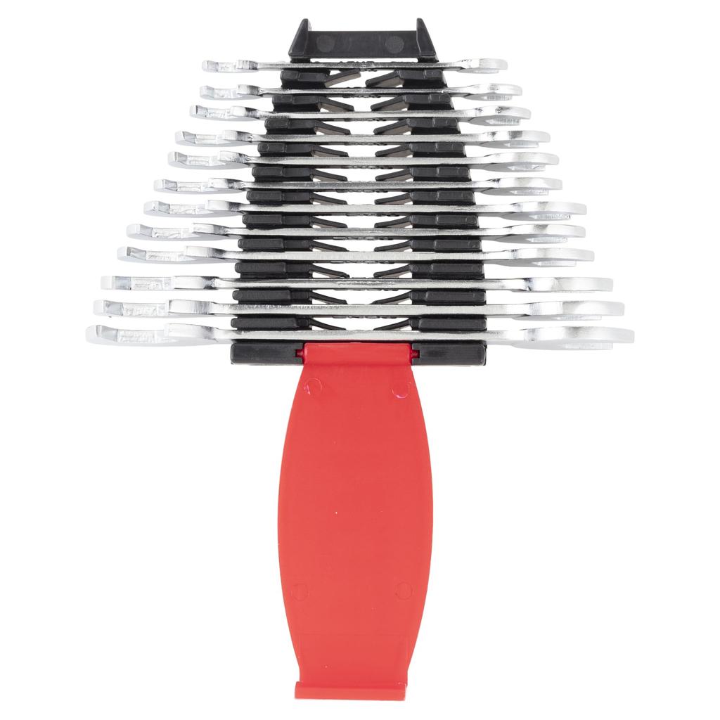 TONE Thin Wrench Set DSTO1200P Set (with Holder) Red/Black, 12-Piece