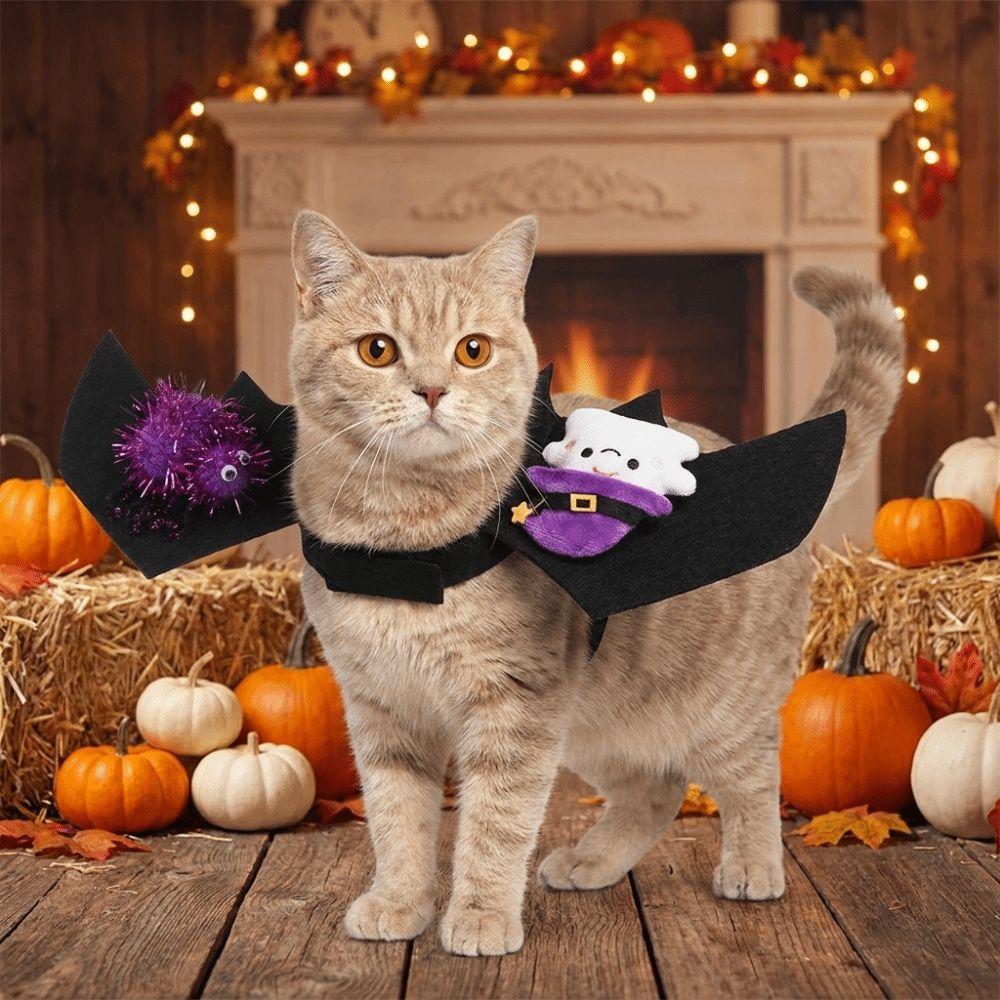 Artificial Wing Pet Bat Wing Costume Adjustable Straps Pet Cosplay Bat Wings Pet Party