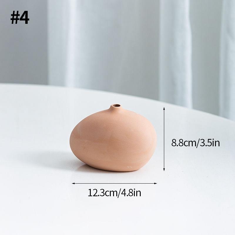 Керамическая ваза в скандинавском стиле, минималистский цветочный горшок, простые вазы для сухих цветов, обеденный стол, спальня, домашний офис, декор, фотореквизит, floreros