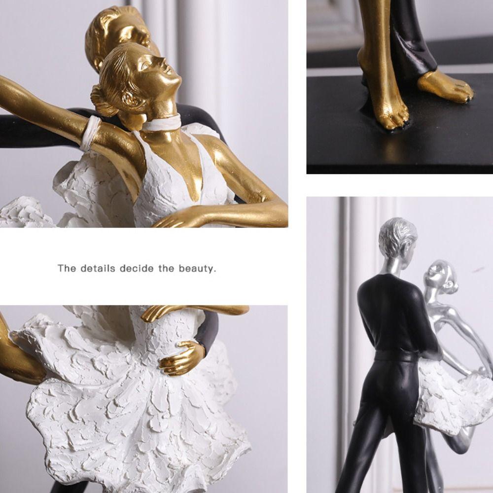 Abstract Dancer Statue Resin Miniatures Figurine Sculpture  Wine Cabinet Entrances