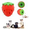Strawberry Shaped Dog Chew Toy Tooth Cleaning Dog Grinding Teeth Toy  Puzzle Toys
