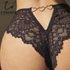 Women Sexy Lace Lingerie Temptation Low-waist Panties Embroidery Thong Transparent Hollow Out Underwear Female G String
