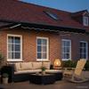 Electric Retractable Awning Black 3.5 x 2.5 m