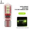 2 шт. T10 W5W 194 светодиодная автомобильная лампочка Non-Pola 6SMD Canbus подсветка номерного знака автомобиля плафоны для внутреннего освещения лампа для чтения 12 В-24 В инструменты