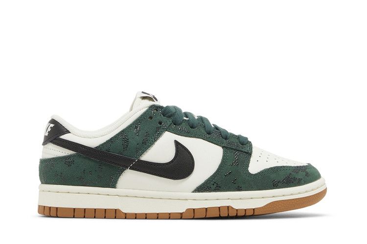 Women's Sneakers Nike Dunk Low Green Snake (Women's) Pro Green/Sail/Gum Medium Brown/Black