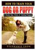 Книга How To Train Your Dog Or Puppy 4 Weeks Tips Tricks Training Program by Stephanie Leon - Paperback