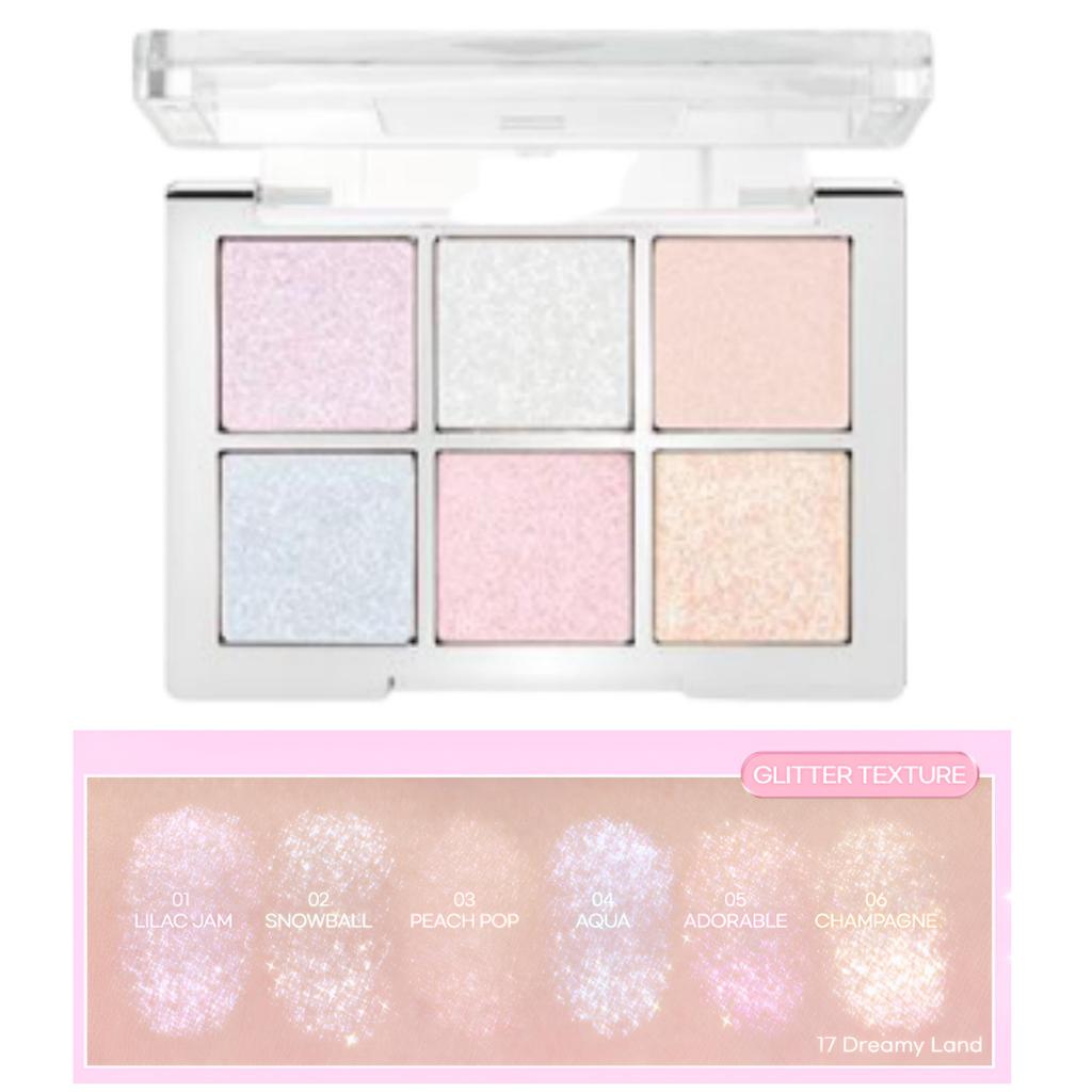 2aN Палетка теней для век Better Me – Праздничная версия (Сердца2Сердца)