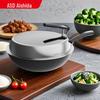 Nitrided Forged Iron Wok with Oil Control, 30cm