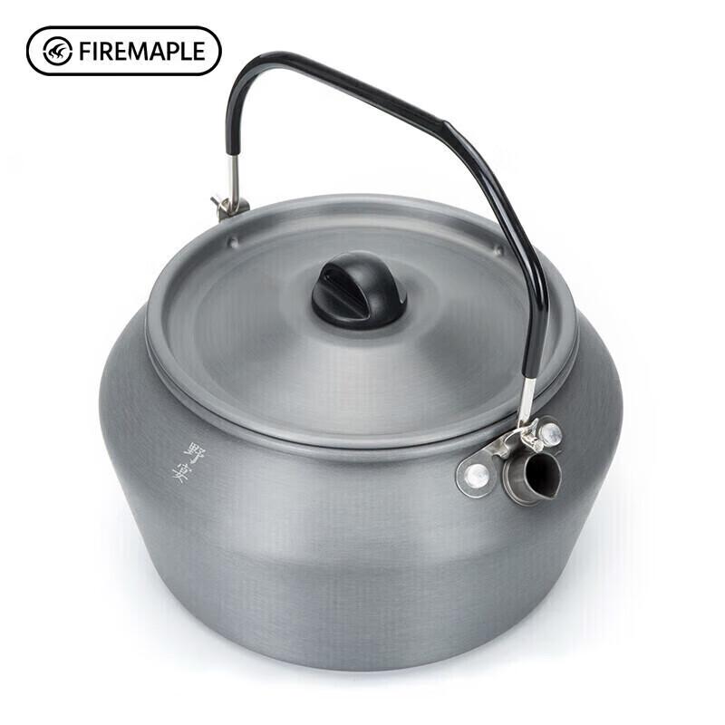 FIRE-MAPLE Large Teapot Kettle 1.2L Outdoor Water Equipment Camping Cookware Portable Anti-Scalding Tea Brewing Kettle for Camping And Coffee