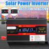 DC12v 24v To AC 220v Modified Sine Wave Inverter Power Transformer Power Converter Solar Inverter W LED Display 3000/4000/5000W