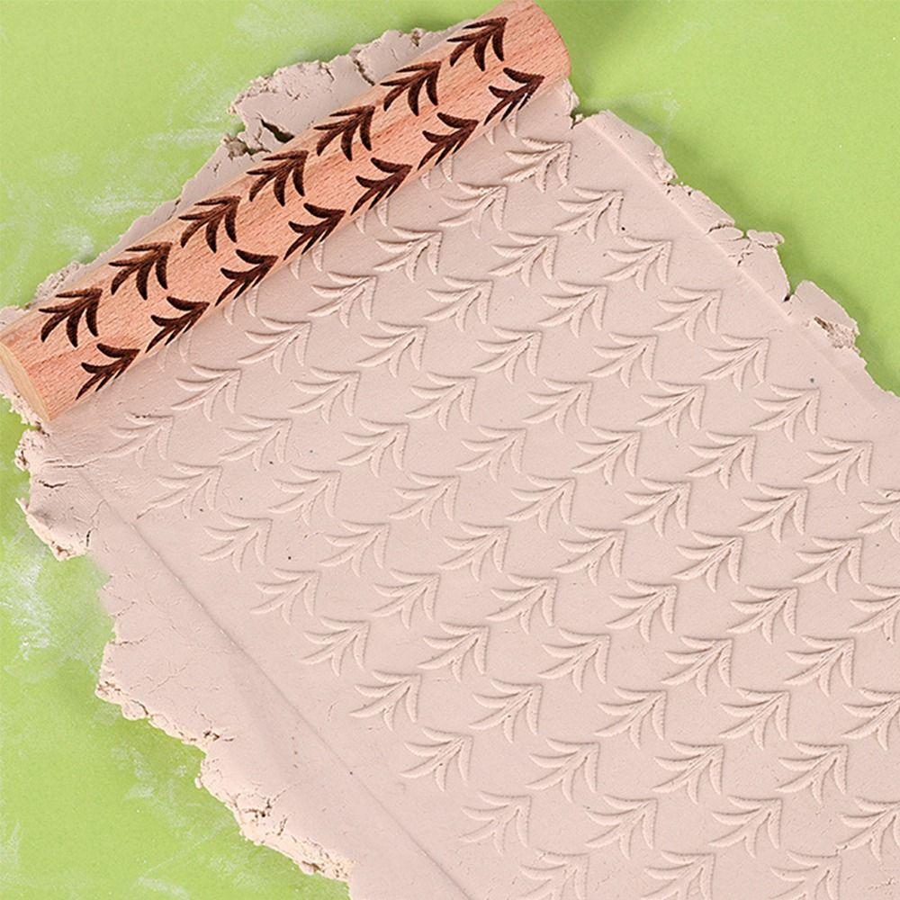 Креативная керамическая глина для лепки Ролик 3D Ролик для текстуры для глины Инструменты для глины