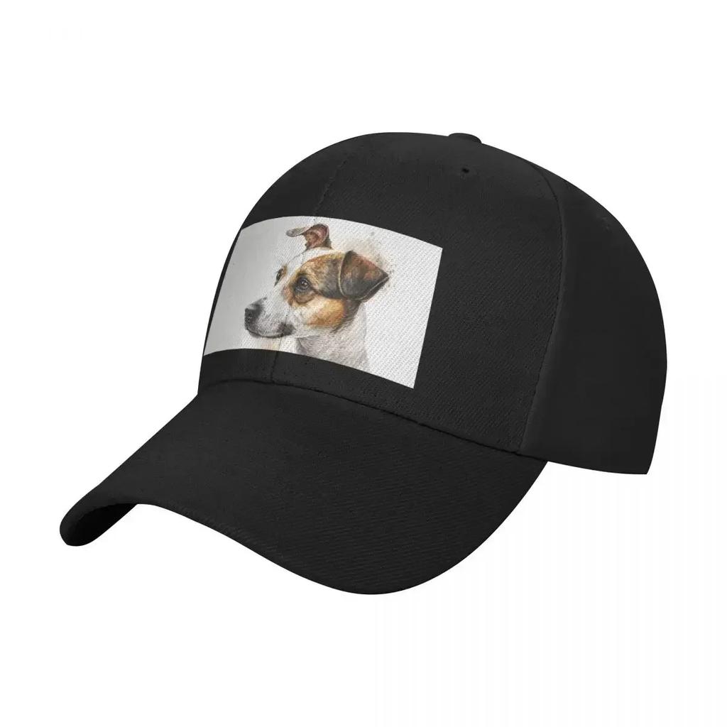 Watercolor Sketch of a Cute Jack Russell Terrier Dog Baseball Cap black winter hats for Unisex Golf Winter hat Caps Unisex Womens