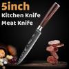 5-дюймовый нож для обвалки овощей из нержавеющей стали, острый кухонный нож из дамасской стали, кухонный нож для резки мяса и овощей, кухонные принадлежности