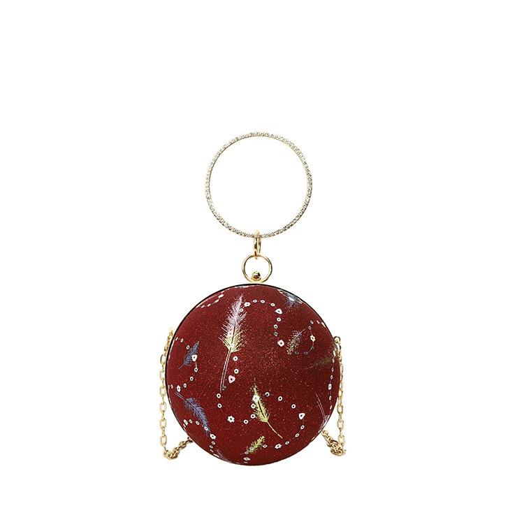 Sequin bag women's bag 2025 new European and American fashion niche design shoulder bag ins retro crossbody ball bag