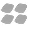 4pcs Chicken Nest Mat Washable Chicken Nesting Pads Nesting Box Pads for Laying Eggs Grey