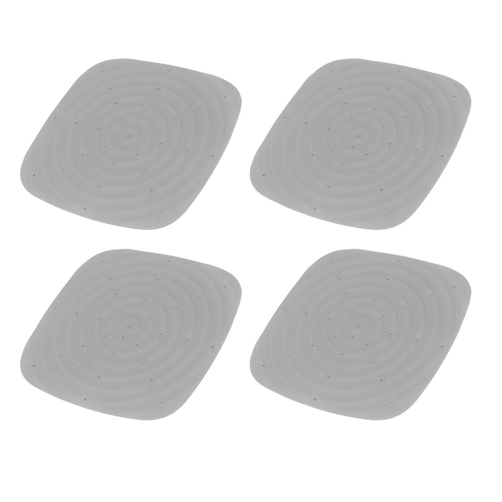 4pcs Chicken Nest Mat Washable Chicken Nesting Pads Nesting Box Pads for Laying Eggs Grey