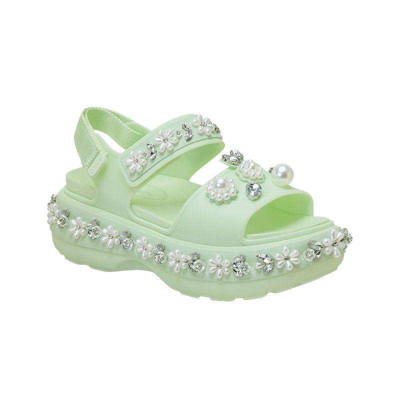 Crocs X SIMONE ROCHA Пляжные Сандалии Женские Нефритово-Зеленые 211851-372