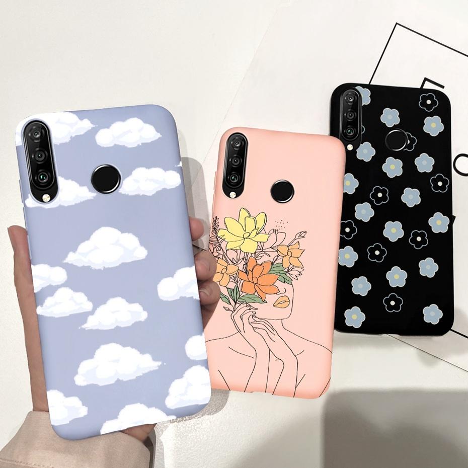 Flower Phone Cases For Huawei P30 Lite Pro Case Cover On Fundas Huawei P30 P30lite P 30 lite pro P30pro Cute Soft Silicone Cases
