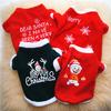 Christmas Dog Clothes Cotton Pet Clothing For Small Medium Dogs Vest Shirt Puppy Dog Costume Chihuahua Pet Vest Shirt