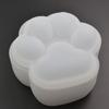 Silicone Cat Paw Shape Box Mold Cat Claw Jar Mold with Lid Container Silicone Jar Mold DIY