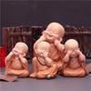 Decoration Desk Miniatures Little Monk Figurine Monk Ornament Buddha Monk Statue Small Monk Status