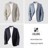 Мужской блейзер MONTAGUT из смесовой хлопково-льняной ткани в стиле business casual