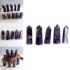 Exquisite Natural Purple Dream Amethyst Quartz Crystal Stone Point Hexagonal Wand