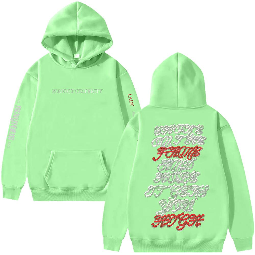Идеальное худи знаменитости Мерч Леди Гаги Худи Мужская Женская Одежда Мода Эстетика Толстовка Повседневные Толстовки Хай-стрит